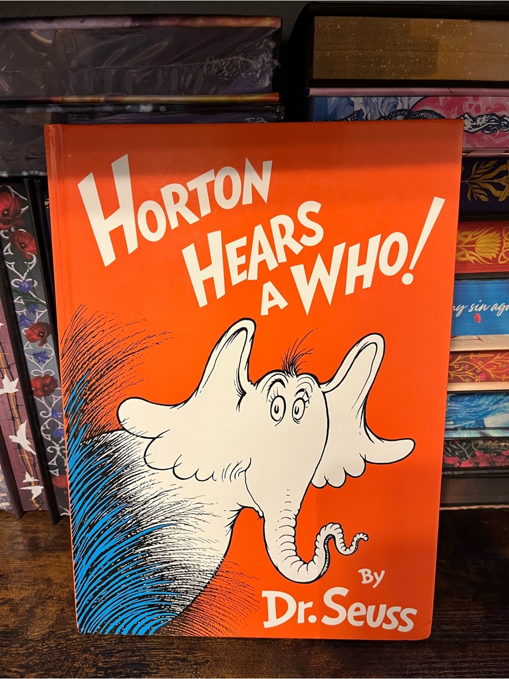Dr. Seuss Horton Hears a Who! — Orange and White Cover
